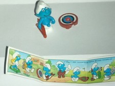 (191) Ü-Ei Ferrero Schlumpf mit Pfeil und Bogen, Zielscheibe