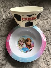 SCHALE ** HARIBO  *** Fußball ** Eiskönigin Elsa  ** 2 Schalen Kinder Schüssel