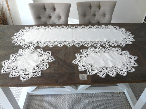3er set tischdecken - 3er-set,