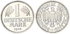 Deutschland 1 DM 1955 G Kursmünze fast Stempelglanz  107819