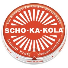 Scho-Ka-Kola Koffein Schokolade Zartbitter 100g Energie 