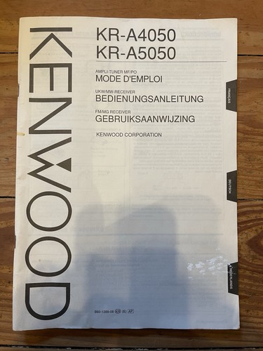 Kenwood a4050 a5050 - kenwood, kr-a4050