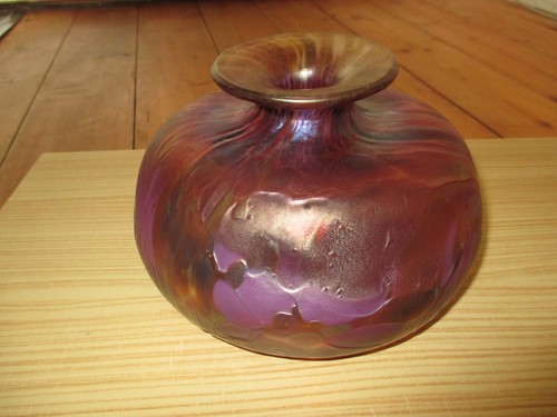 Studioglas vase mundgeblasen - studioglas-vase,,