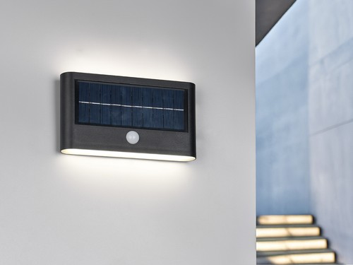 Solar led außenwandleuchte - led,