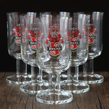 6 vintage Beck's Bier Pokale