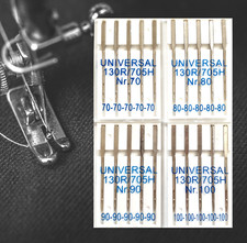 20 Nähmaschinennadeln 70 80 90 100 130/705H Flachkolben Nähmaschine Nadeln