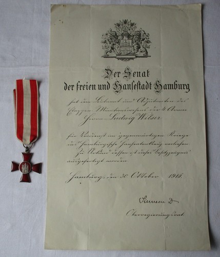 Orden hamburg hanseatenkreuz - hamburg,