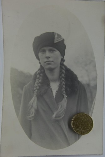 Foto portrait junge frau mit - ,