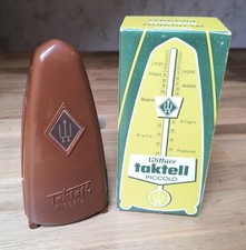 Metronom, Wittner Taktell Piccolo mit OVP, Taktgeber, braun, Made in Germany