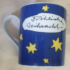 Thomas Rosenthal Porzellan Weihnachtsbecher  Janosch  H. 9 cm D.8 cm