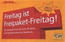DHL Freipaketmarke ungebr