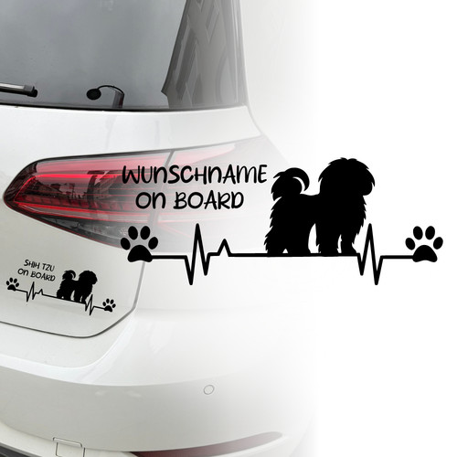 Auto aufkleber shih tzu - |,