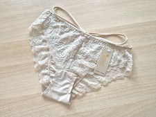 Damen Nylon Slip mit Spitze, Panty, Dessous, Gr. XL, Neu mit Elasthan