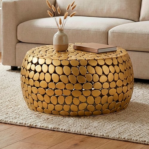 Couchtisch aluminium gold - couchtisch,