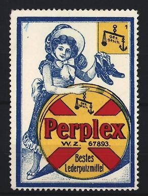 Reklamemarke perplex - reklamemarke,