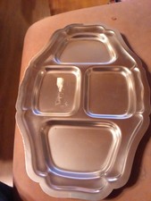 Servierplatte, Edelstahl