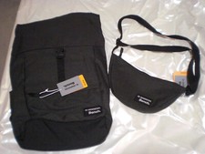 Schöne Neu +Etikett SET Bench RE Generation Rolltop Rucksack+Bauchtasche schw.