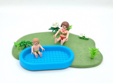 Playmobil Freizeit | Swimming Pool Planschbecken auf Wiese