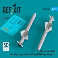 Exocet missiles (2 pcs) (3D