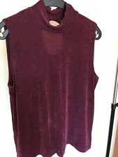 Slinky, Glamour,Top mit Stehkragen und raffiniertem Rücken, wie neu!