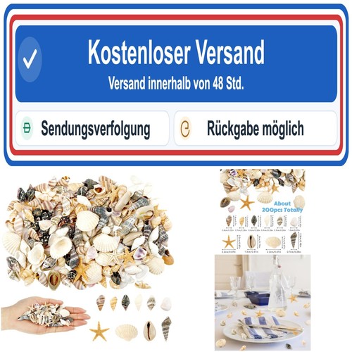 Maxmoc 200 stück - muscheln, zum