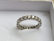 Schöner 14kt- 585 Weißgold Memory Ring