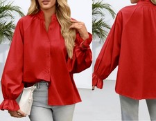 Oversize Long Bluse Hemd