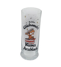 Kleines Arschloch Comic Glas