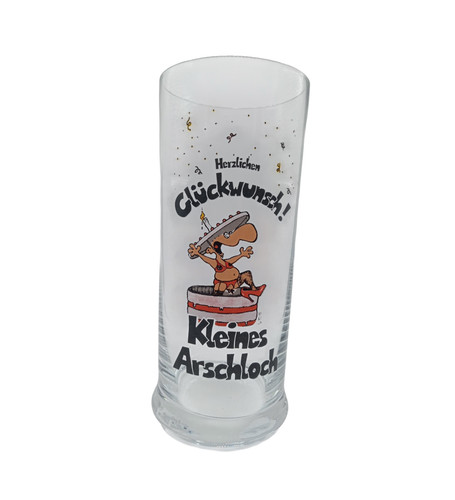 Kleines arschloch comic - comic, glas