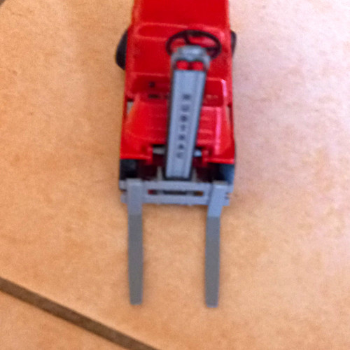 Stapler modellfahrzeug rot von - stapler,