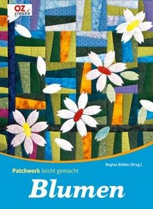 Blumen patchwork leicht - blumen.,
