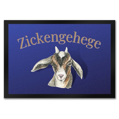 Zickengehege fußmatte - zickengehege,