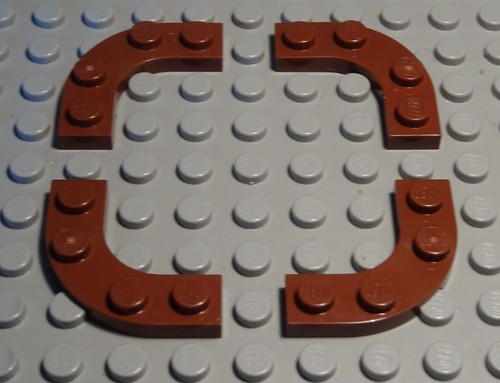 Lego platte ecke - ecke, rund