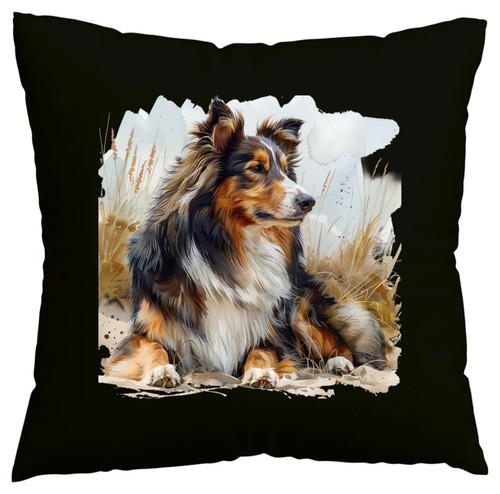 Kissenbezug langhaarcollie - kissenbezug,