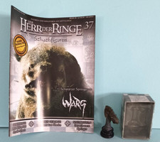 Schachfigur Herr der Ringe Schwarzer Springer Warg Heft 37