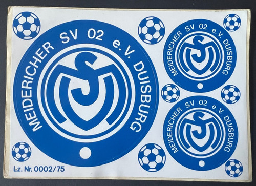 Msv duisburg aufkleber sticker - msv,