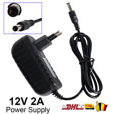 12V Volt 2A AC/DC Steckernetzteil LED Trafo Netzteil Netzadapter Power Supply