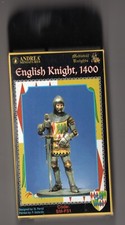Andrea Miniatures SM-F31 - Mediebal Knights  , English Knight (1400) , 54mm