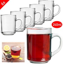 6x Kaffeegläser 240ml mit
