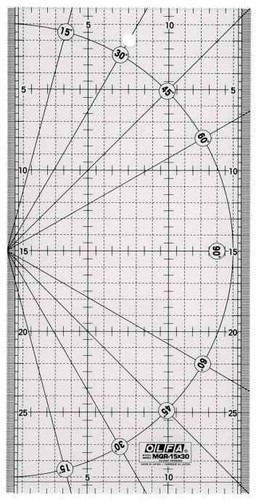 Olfa 15x30cm patchworklineal - patchworklineal,