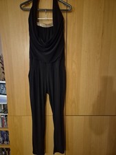 Jumpsuit Neckholder Schwarz