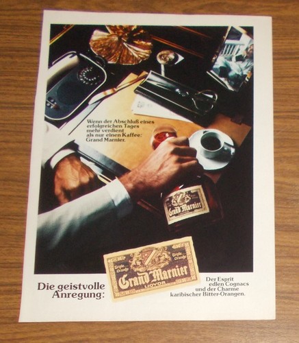 Seltene werbung grand marnier - seltene,