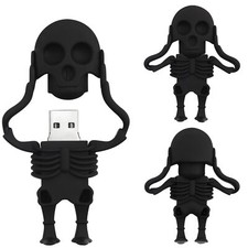 USB-Stick 32GB Cartoon-Skelett Speicherstick USB-Flash-Laufwerk Lustiger Memo...