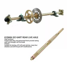 610mm 24in Go Kart Hinterachse