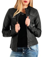 Only Damen Kunstlederjacke