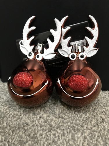 Rentier weihnachtsdeko - 2x,