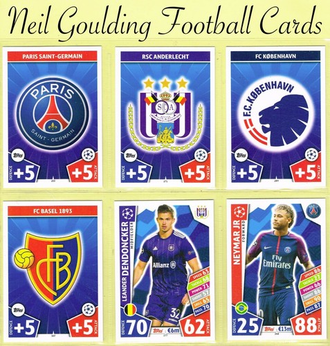 Topps champions league match - league,