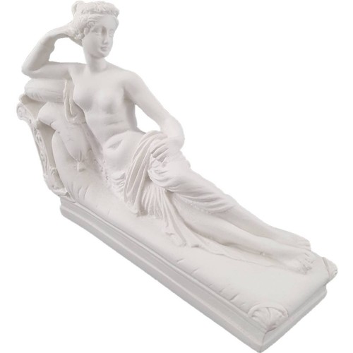 19cm alabaster figur pauline - alabaster,