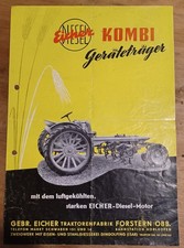 Altes prospekt eicher diesel - altes,