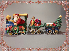 PartyLite Teelichthalter "Santa's Geschenkezug" Weihnachtsdeko Santa Train
